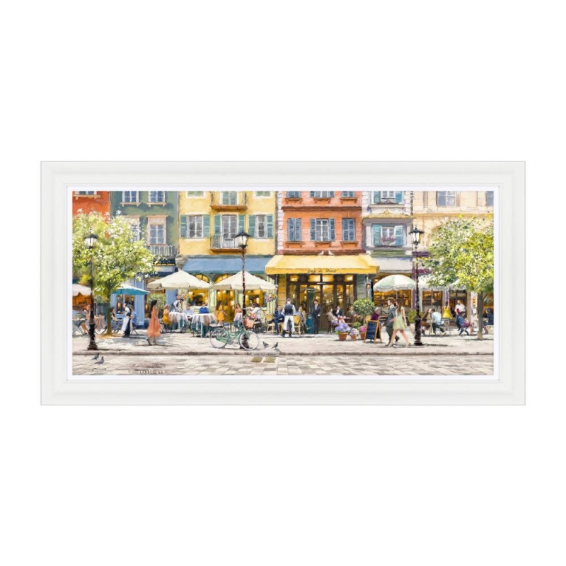 Café De Paris HF Large - Framed Print