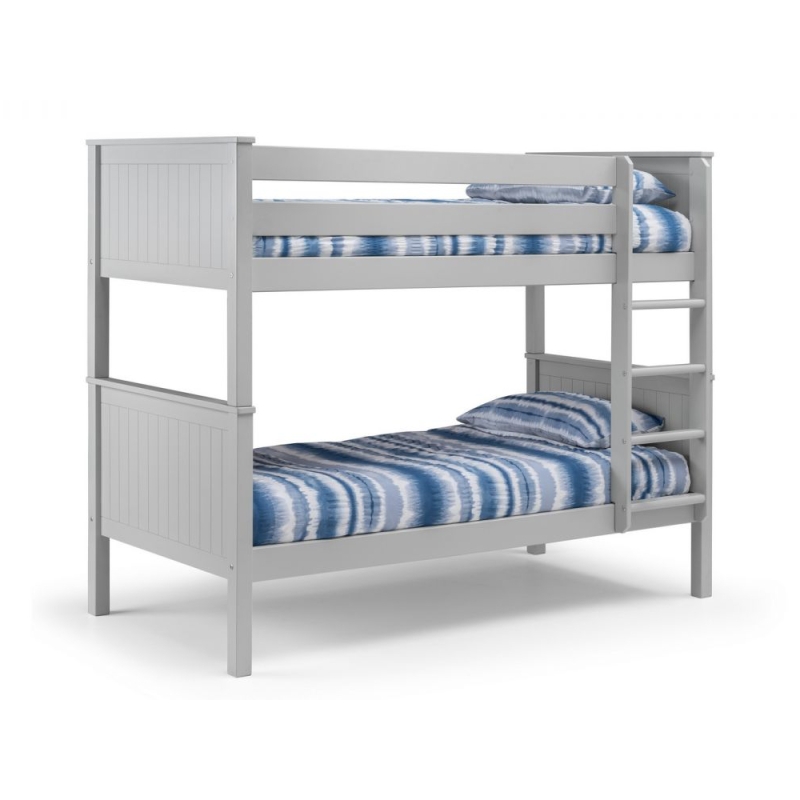 Marley Bunk Bed Dove Grey Dressed