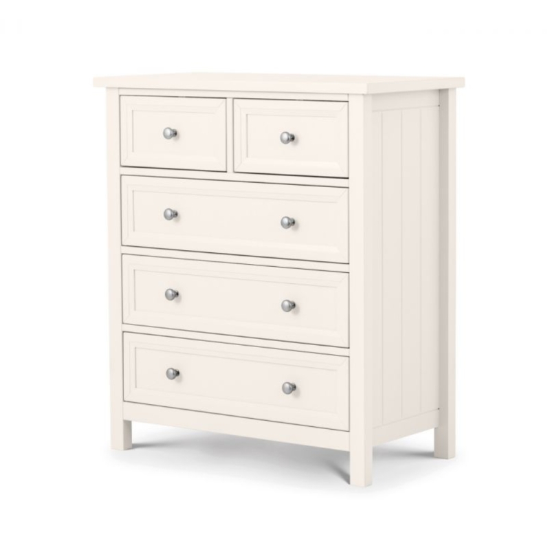 Marley 3+2 Drawer Chest Surf White