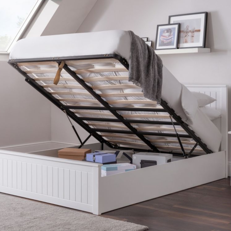 Marley Ottoman Bed Surf White Lifestyle
