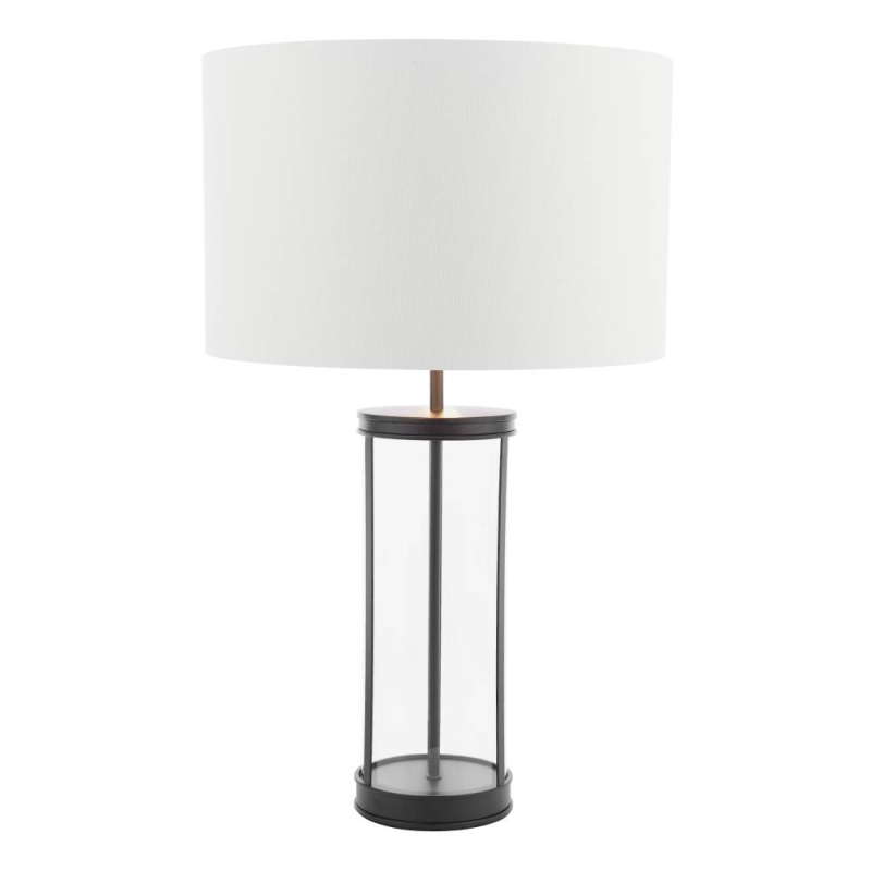 Laura Ashley Harrington Large Table Lamp Matt Black