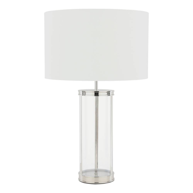 Laura Ashley Harrington Large Table Lamp Polished Nickel