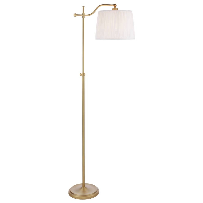 Laura Ashley Hemsley Floor Lamp Antique Brass