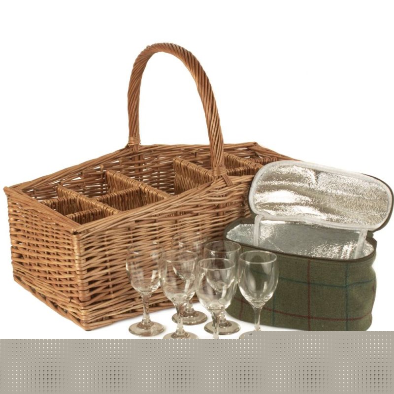 Wicker Outdoor Party Basket