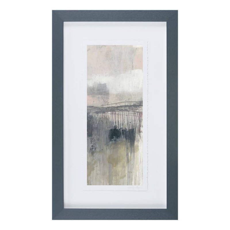 Blush Horizon Panel lV Framed Picture by Jennifer Goldberger