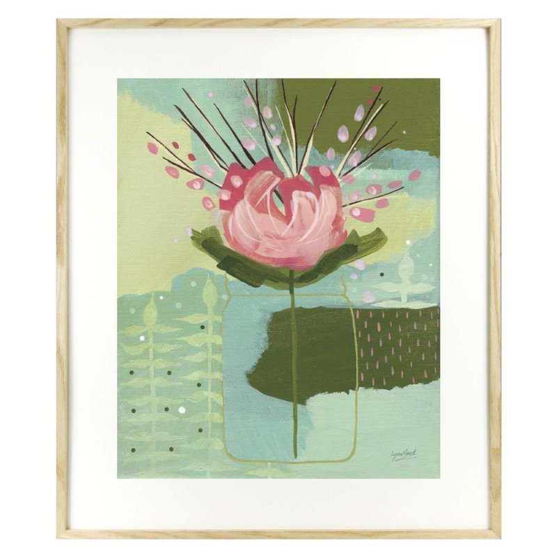 Rose ll Framed Print by  Lynn Mack