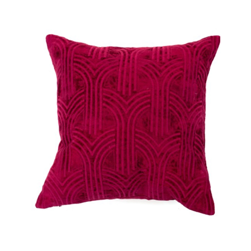 Lalique 45cm Cushion Fuschia