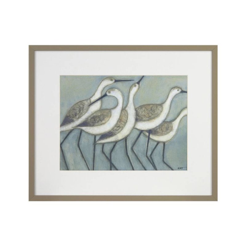 Shore Birds I Framed Picture by Norman Wyatt Jnr.