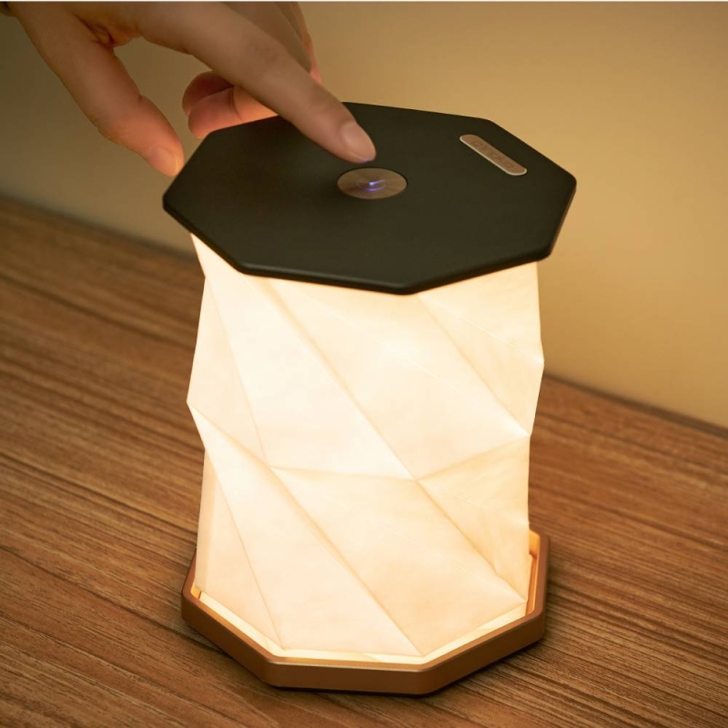 Twist Hexagon Lamp - Black