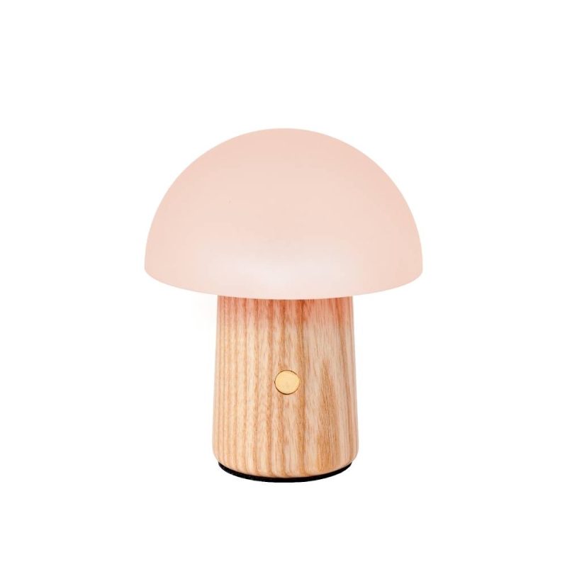 Alice  Super Mini Mushroom Lamp - White Ash