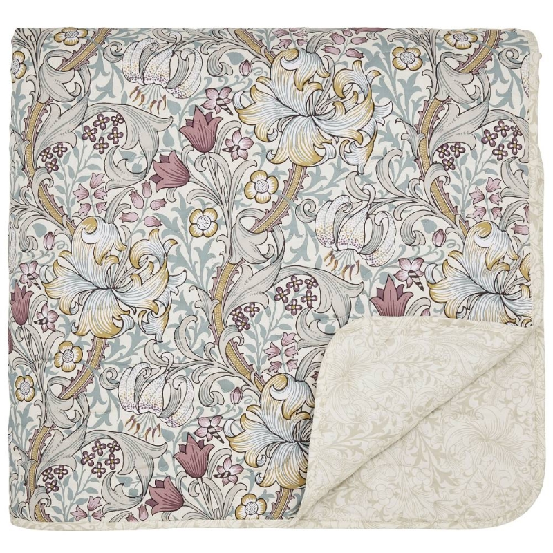 MORRIS GOLDEN LILY THROW FIG