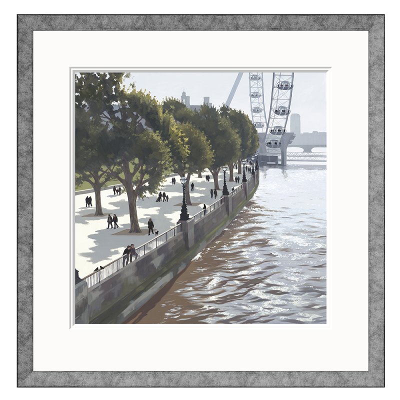 Jo Quigley South Bank Spring Limited Edition Print