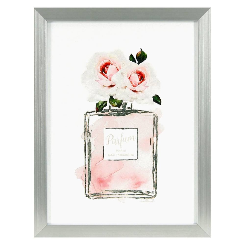 Perfume Bottle l Framed Print by Amanda Greenwood