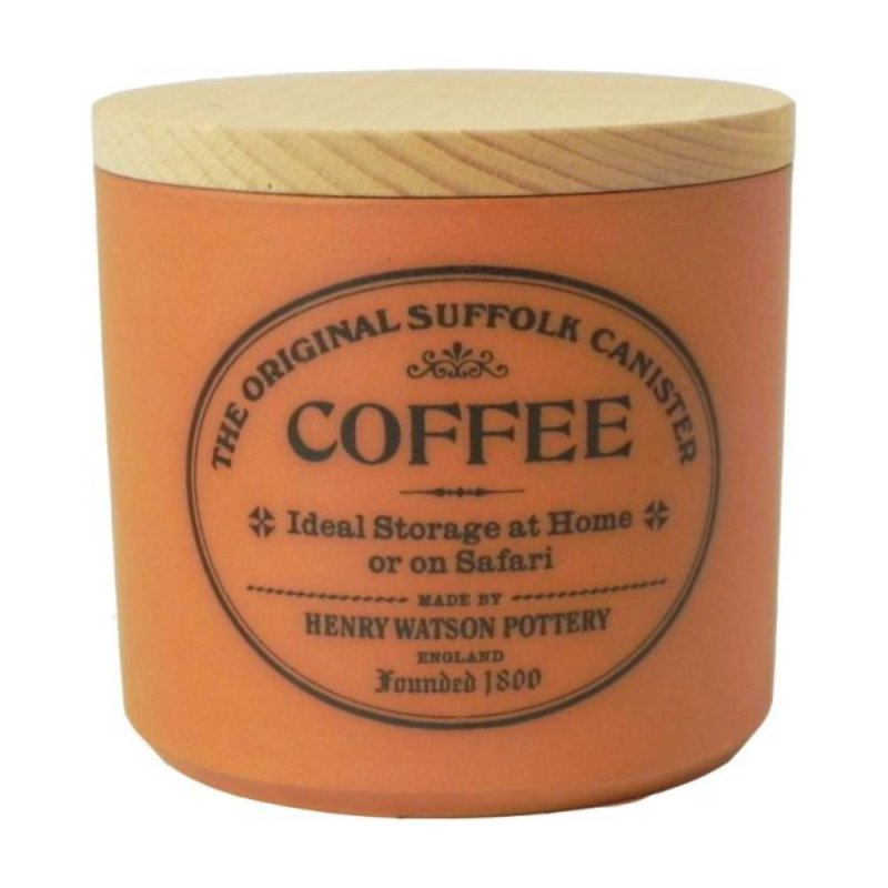 Henry Watson's The Original Suffolk Collection -Small Coffee Canister Terracotta
