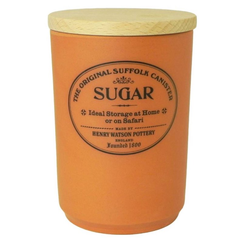Henry Watson's The Original Suffolk Collection -Large Sugar Canister Terracotta