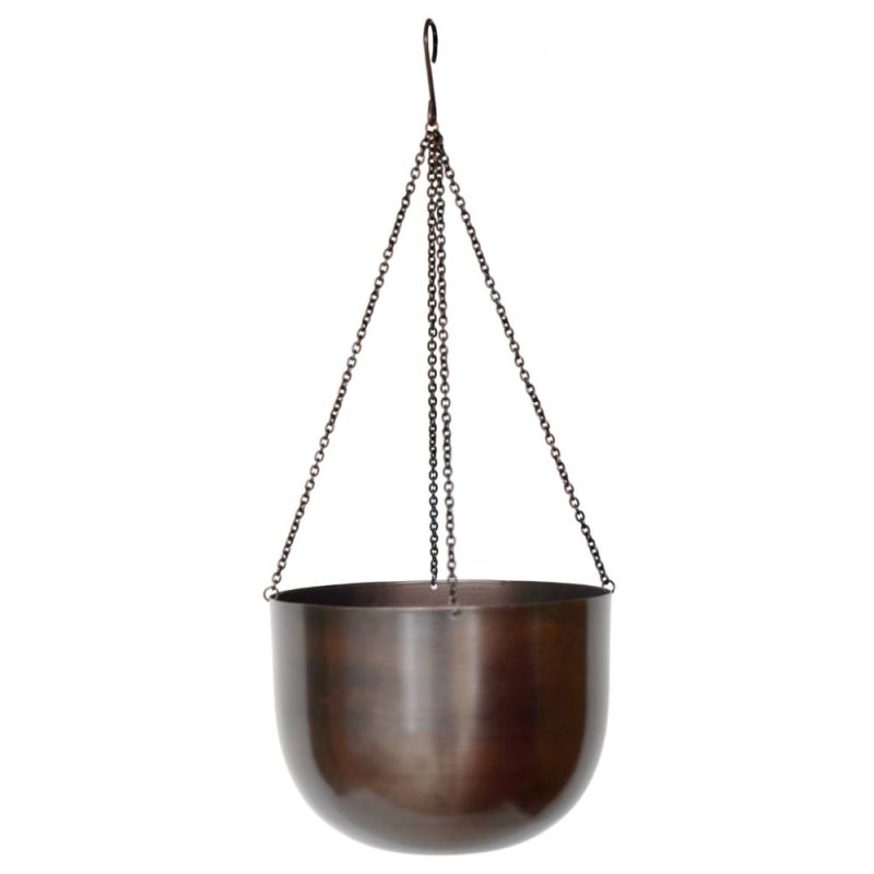 Indoor Mayfair Mocha Hanging Planter