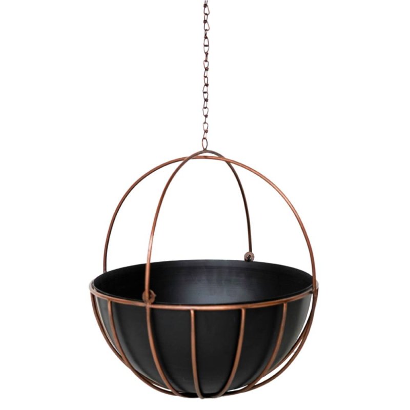 Indoor Kensington Copper Hanging Planter