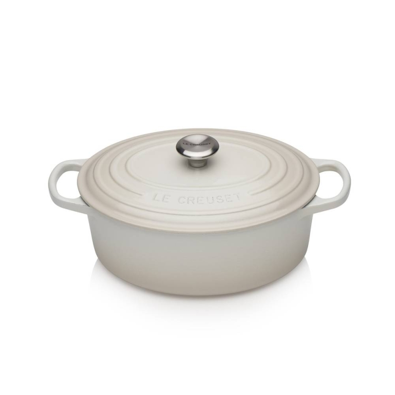 Le Creuset Oval Casserole Dish 27cm Meringue