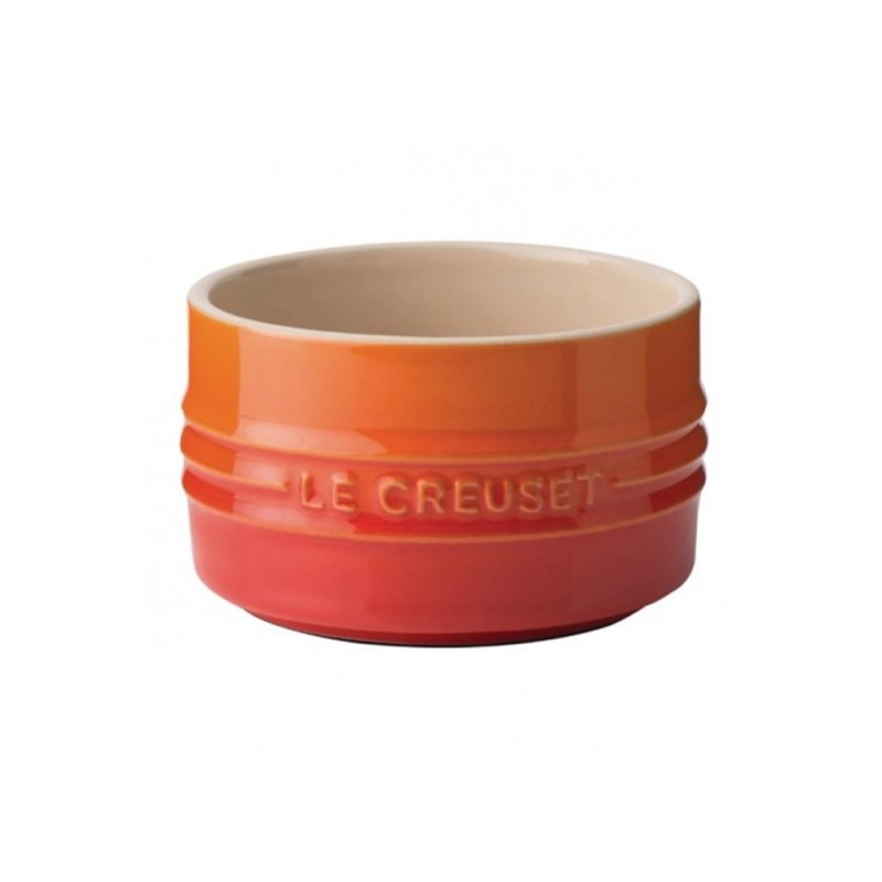 le creuset stackable ramekin volcanic