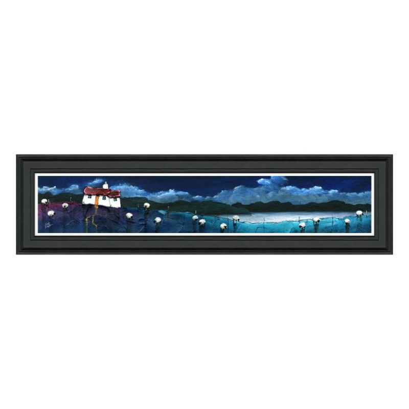Lakeside Night - Framed Print