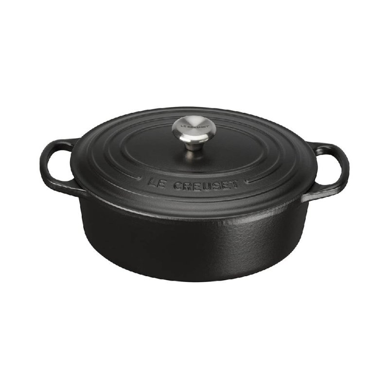 Le Creuset Oval Casserole Dish 29cm Satin Black