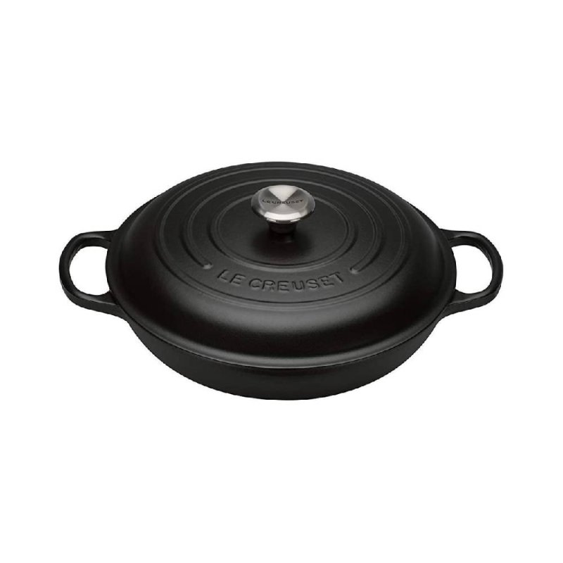 Le Creuset Shallow Casserole 26cm Satin Black