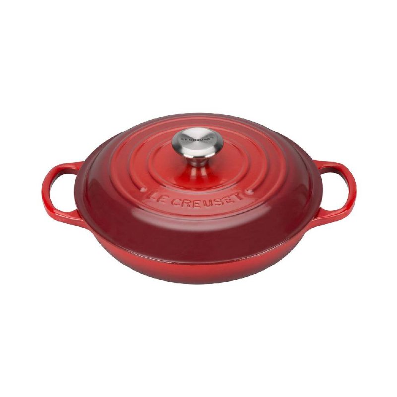 Le Creuset Shallow Casserole 26cm Cerise