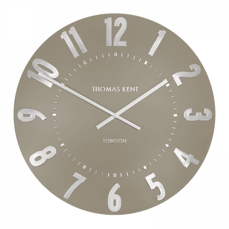 Thomas Kent Mulberry 20" Wall Clock Mocha
