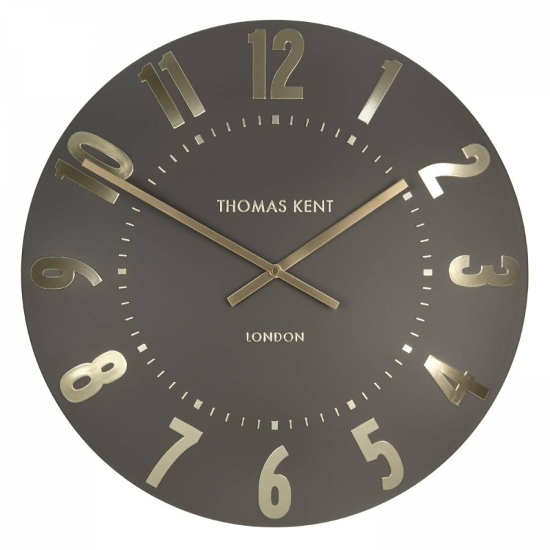 Thomas Kent Mulberry 20" Wall Clock Espresso