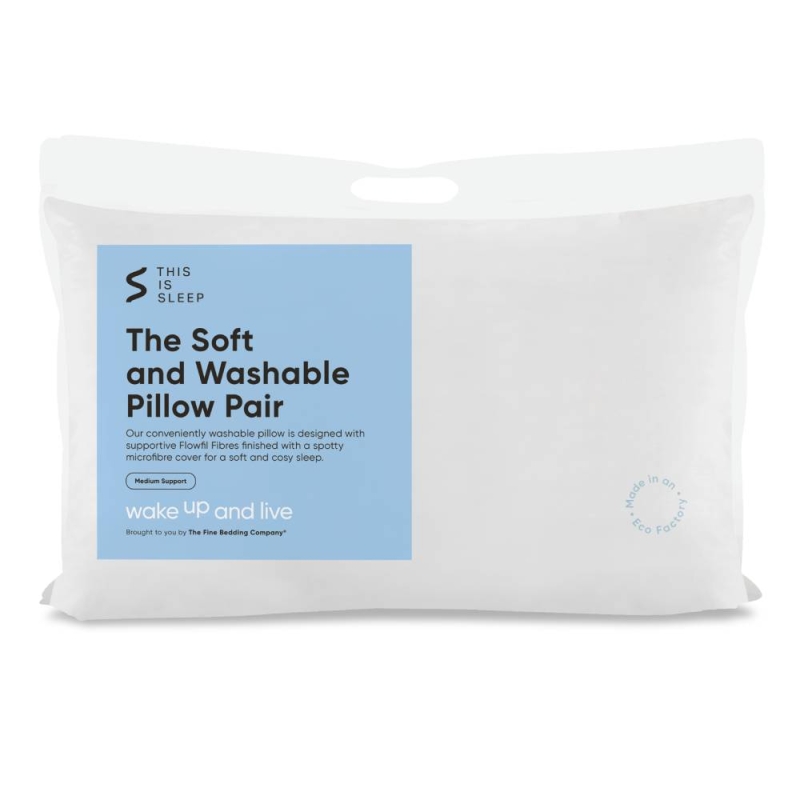 This Is Sleep Soft And Washable PillowPair