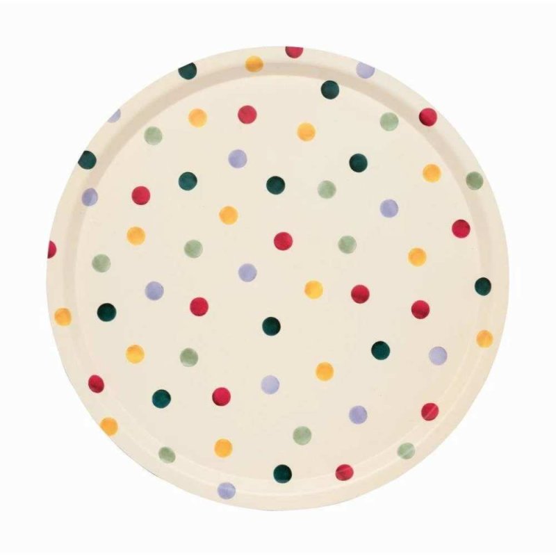 Emma Bridgewater Polka Dot Round Birch Tray