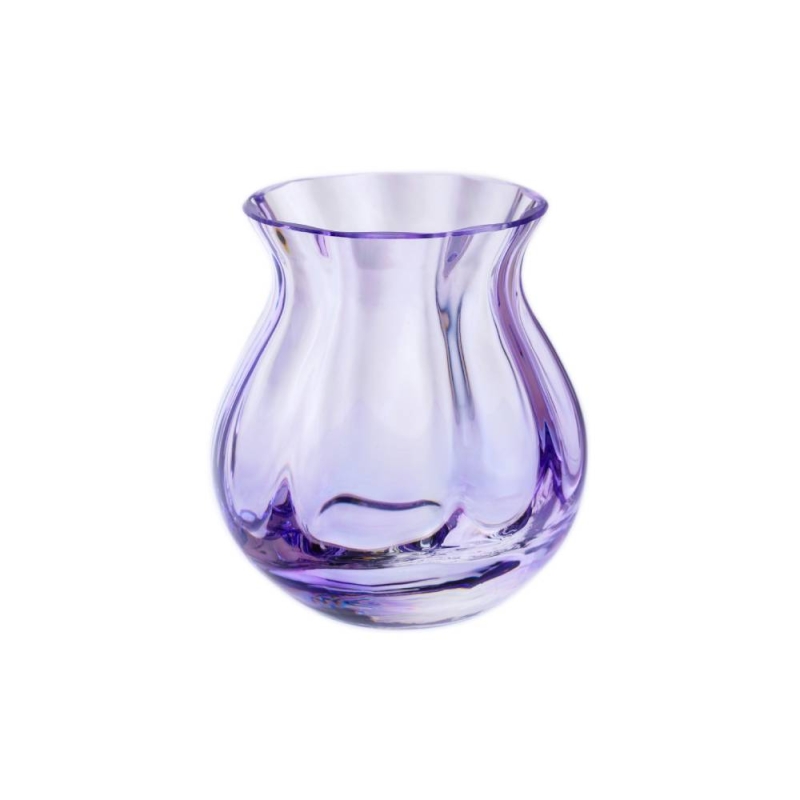 Dartington Artisan Round Violet Vase 