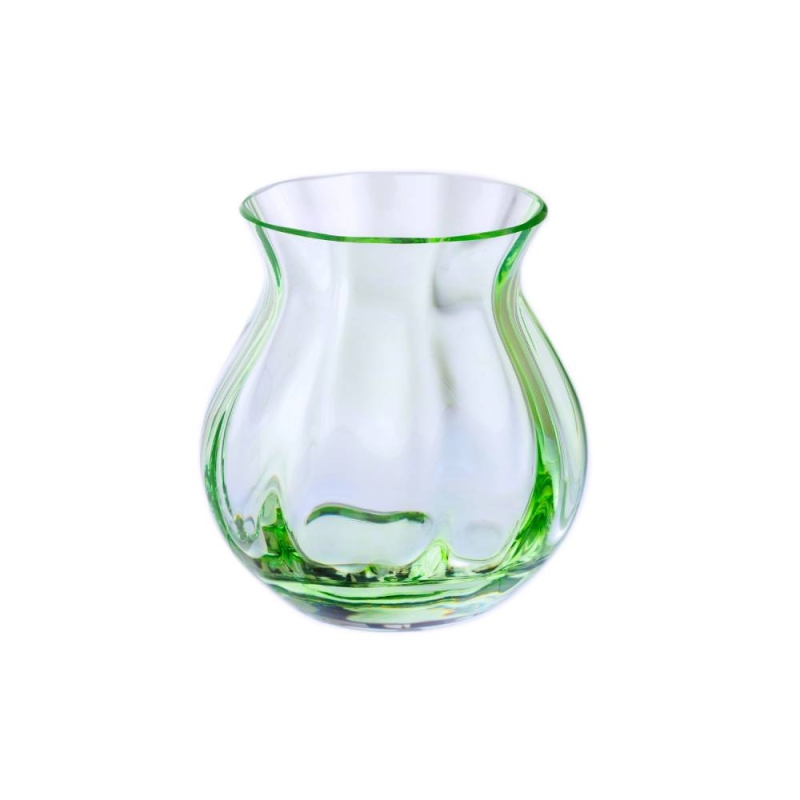 Dartington Artisan Round Moss Green Vase 