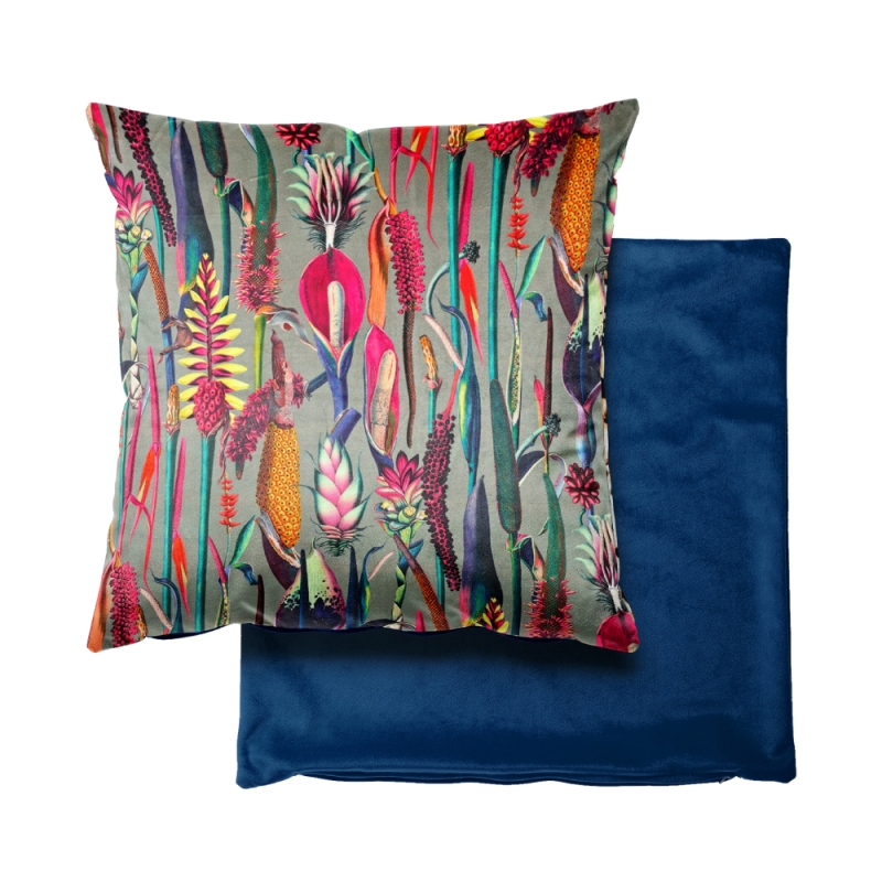 Botanical 46cm Cushion Silver
