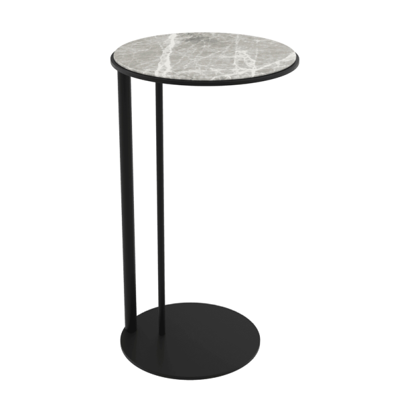 Alta End Table Lacquered Steel Jade