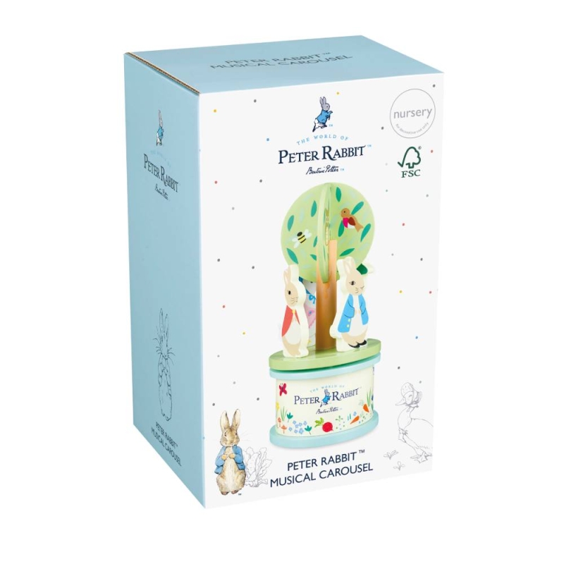 Orange Tree Toys Peter Rabbit Musical Carousel