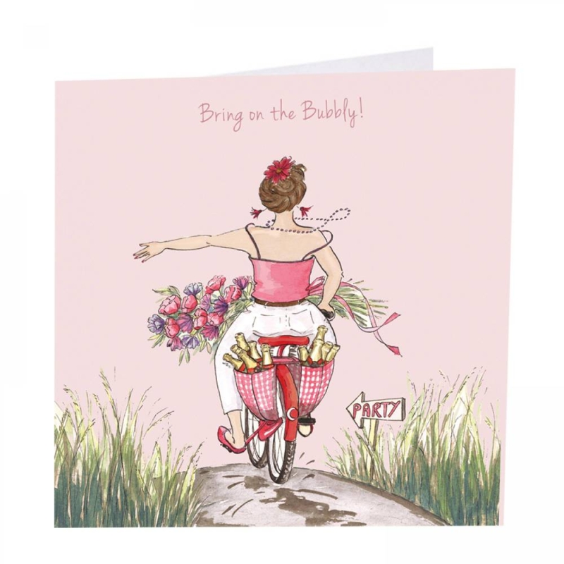 Bring The Bubbly Greeting Card