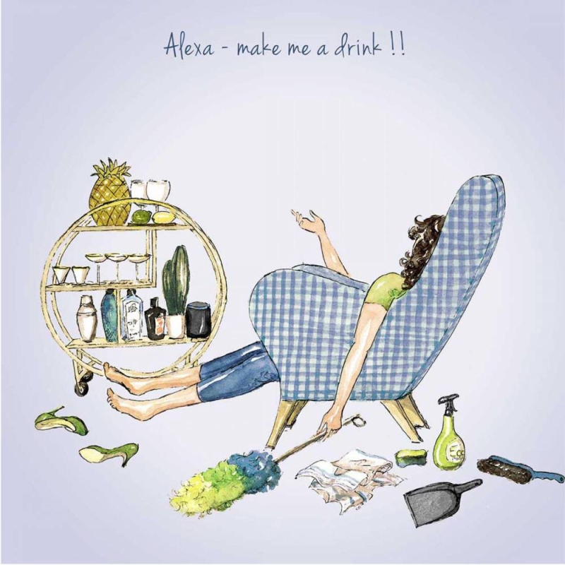 Alexa Greeting Card