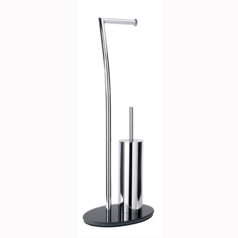 Showerdrape Essence Toilet Roll Holder and Toilet Brush Combo
