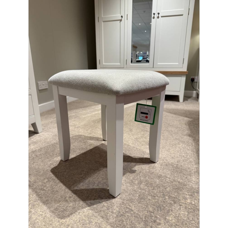 Elveden Stool White (Bury St Edmunds)