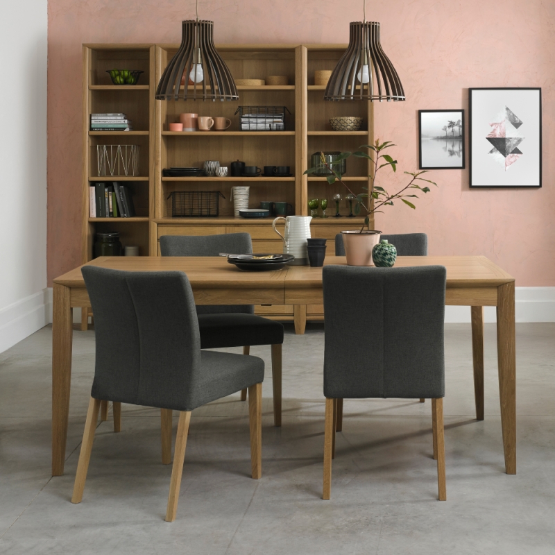 Burnham Extending Dining Table 130-170cm & 4 Chairs Lifestyle