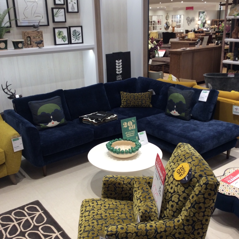 Orla Kiely Linden Corner Sofa (Bury St Edmunds)