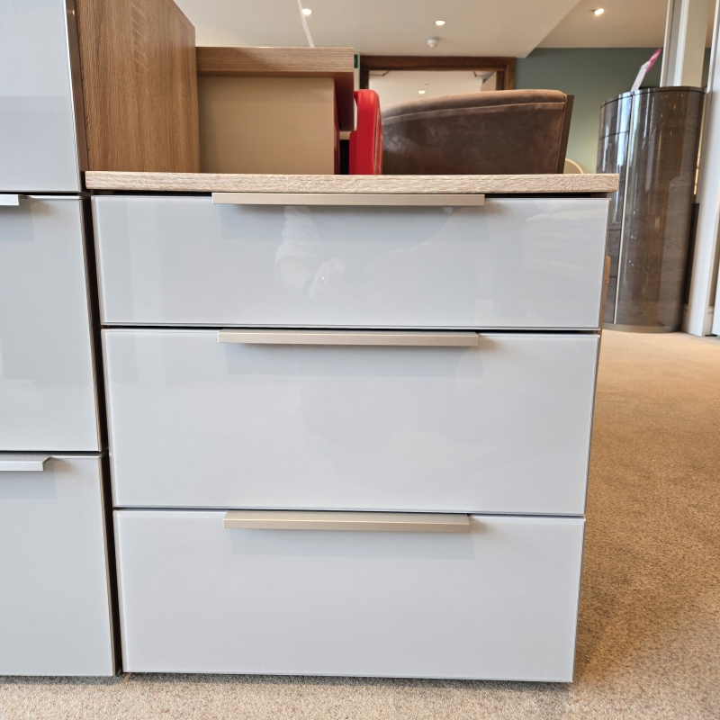 Nolte Alegro 3 Drawer Bedside Chest (Ipswich)