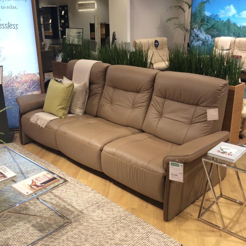 Stressless Mary 3 Seater Power Recliner Sofa (Bury St Edmunds)