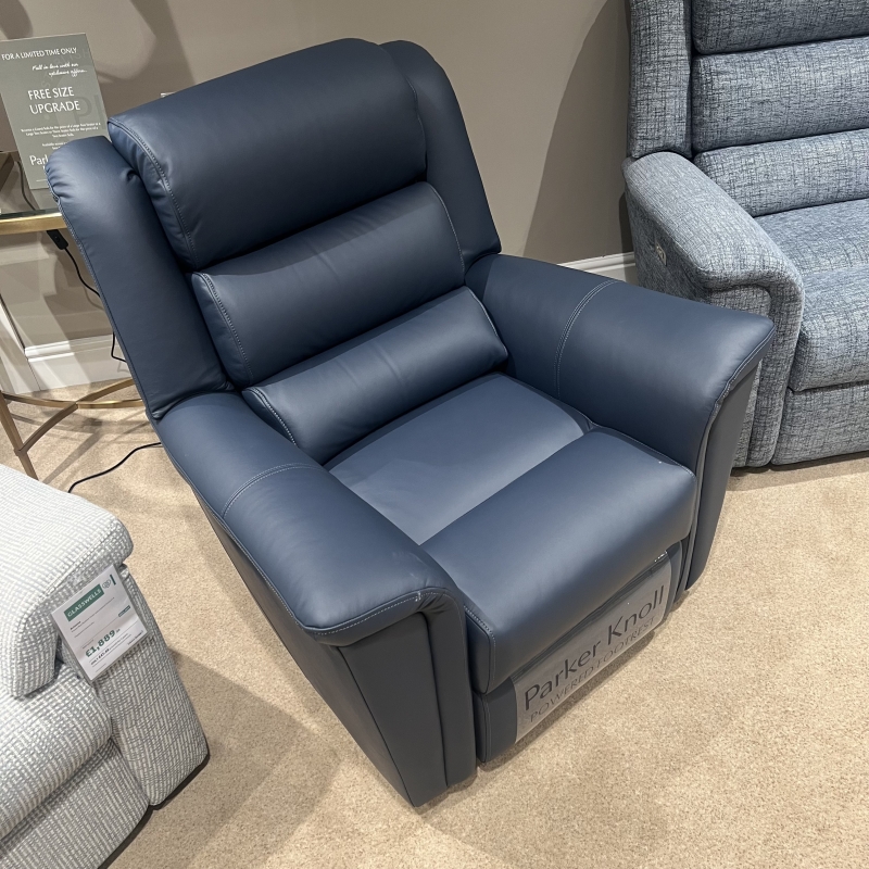 Parker Knoll Colorado Leather Small Recliner Armchair (Ipswich)