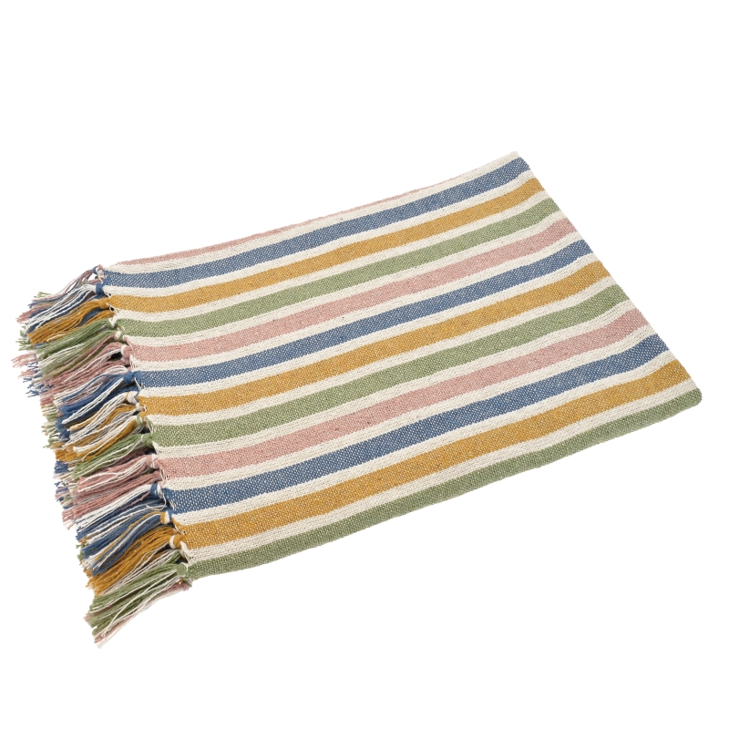 carousel recycled throw 