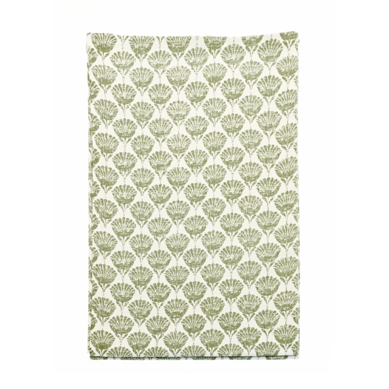 Carnation Green Tablecloth