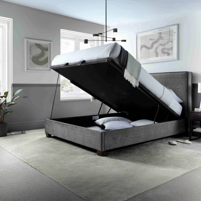 Newbury Ottoman Bed Frame Vogue Grey