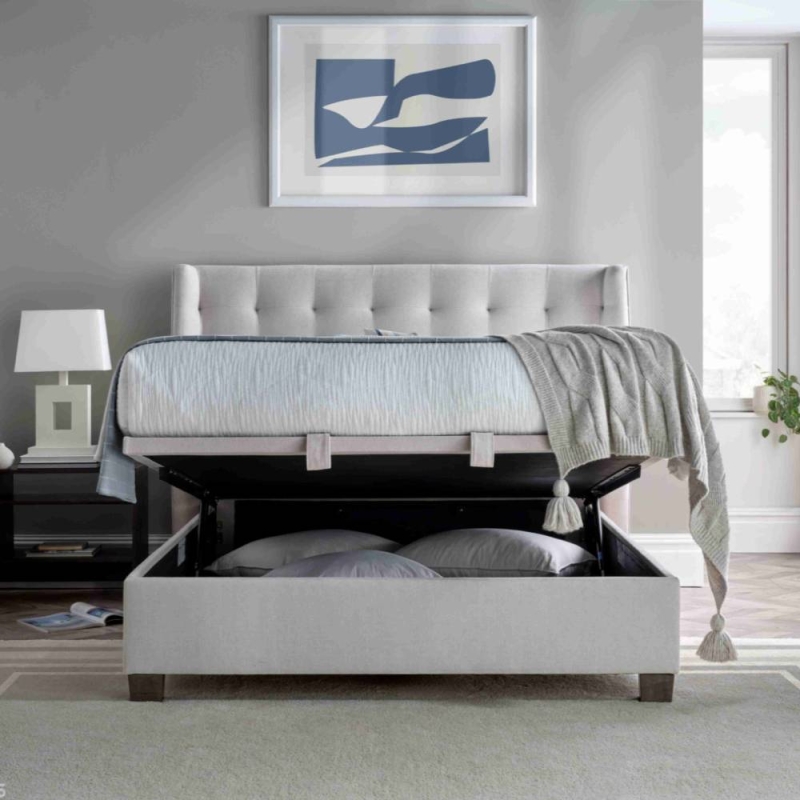 Banbury Ottoman Bed Frame Muskat Clay 