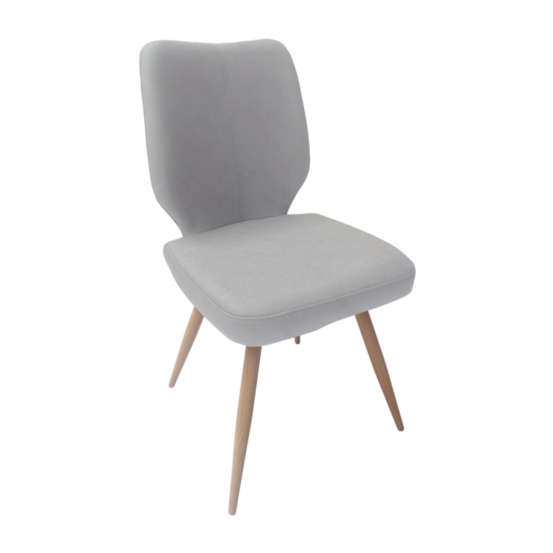 Positano Upholstered Chair Light Grey